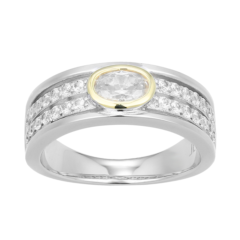 Zirkon-Silberring (Adela Silber) Zirkon-Silberring (Adela Silber)