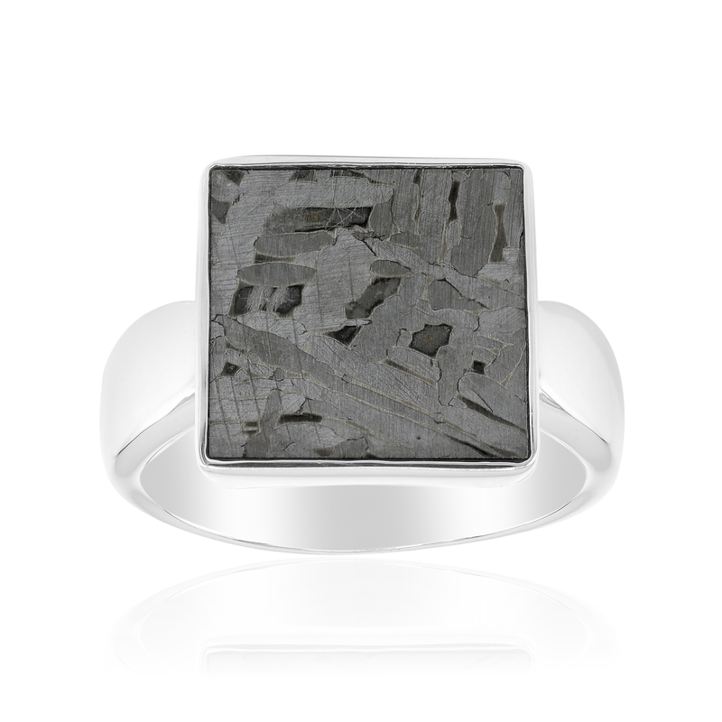 Aletai-Meteorit-Silberring Aletai-Meteorit-Silberring