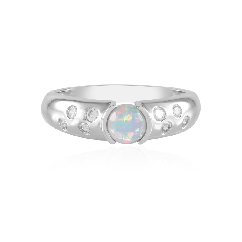 Welo-Opal-Silberring