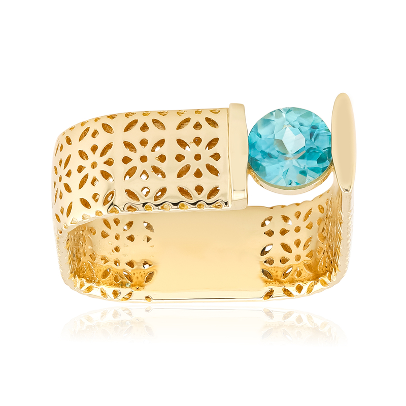 Ratanakiri-Zirkon-Goldring (Ornaments by de Melo) Ratanakiri-Zirkon-Goldring (Ornaments by de Melo)