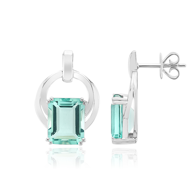 Braldu-Fluorit-Silberohrringe (Pallanova) Braldu-Fluorit-Silberohrringe (Pallanova)