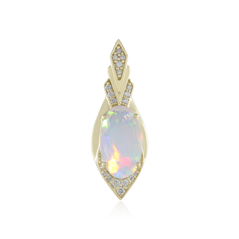 AAA-Welo-Opal-Goldanhänger (de Melo)