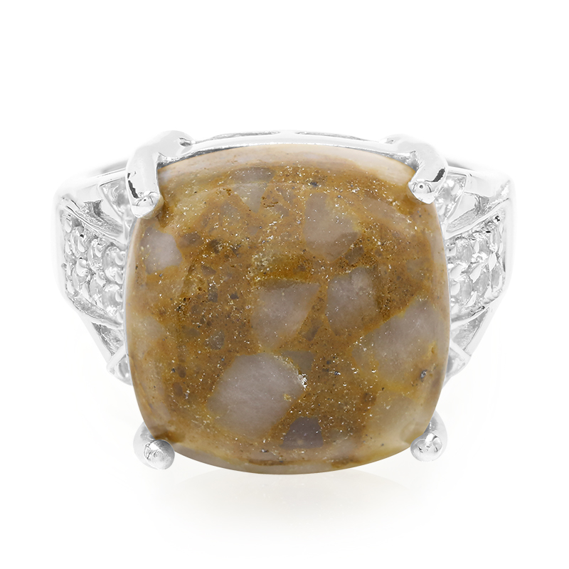 Dinosaurier-Quarz-Silberring Dinosaurier-Quarz-Silberring