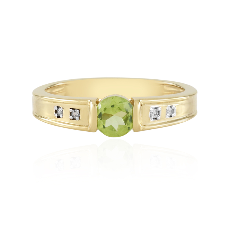Peridot-Silberring