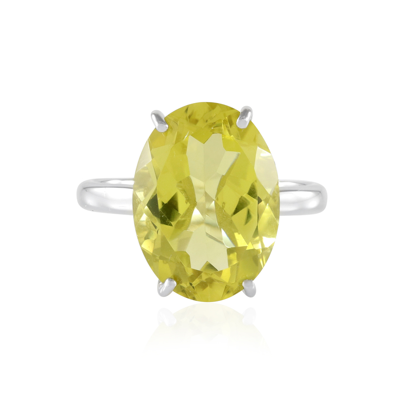 Ouro Verde-Quarz-Silberring (de Melo)