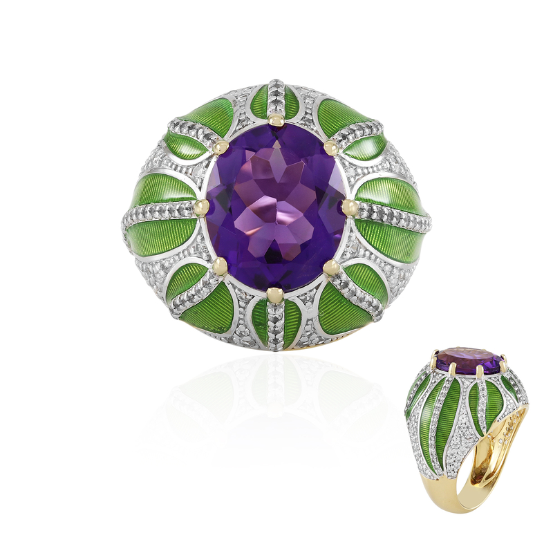 Amethyst-Silberring (Adela Silber)