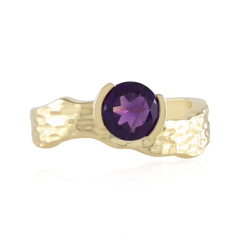 Amethyst-Silberring (MONOSONO COLLECTION)