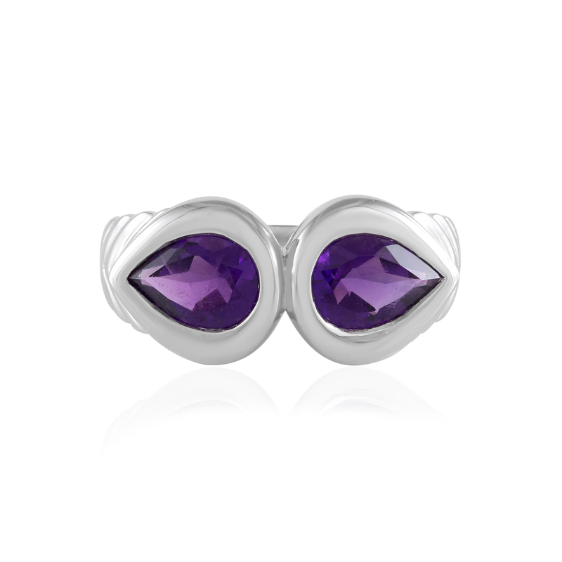 Amethyst-Silberring (de Melo)
