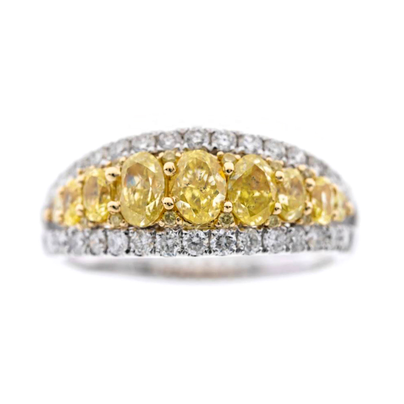 Gelber SI2 Brillant-Goldring (CIRARI) Gelber SI2 Brillant-Goldring (CIRARI)