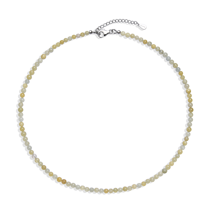 Heliodor-Silberhalskette