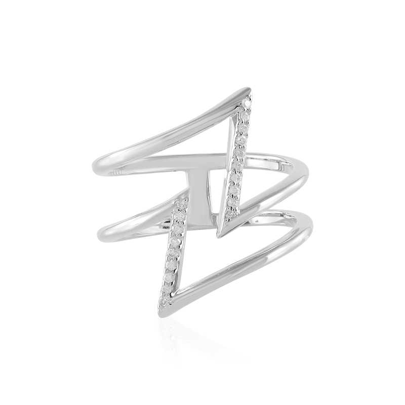 I2 (H) Brillant-Silberring (de Melo)