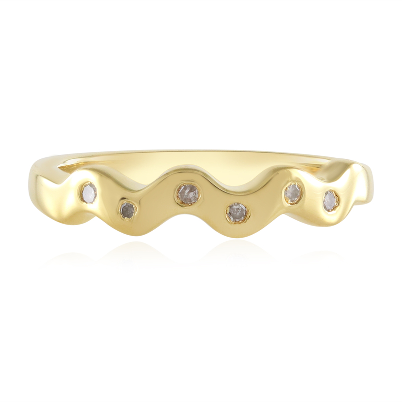 I2 (I) Diamant-Silberring