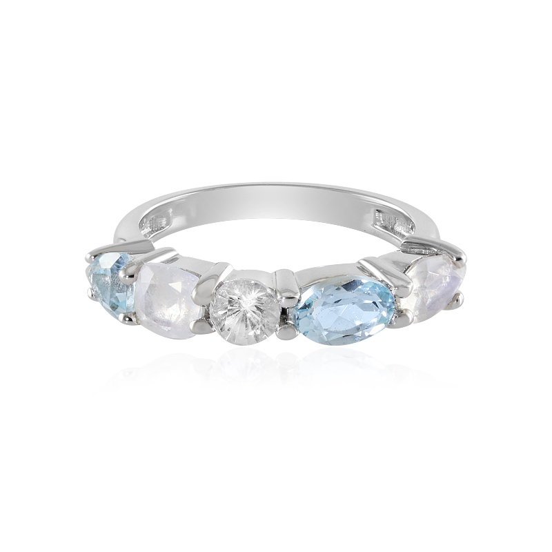 Edelstein-Silberring (KM by Juwelo) Edelstein-Silberring (KM by Juwelo)