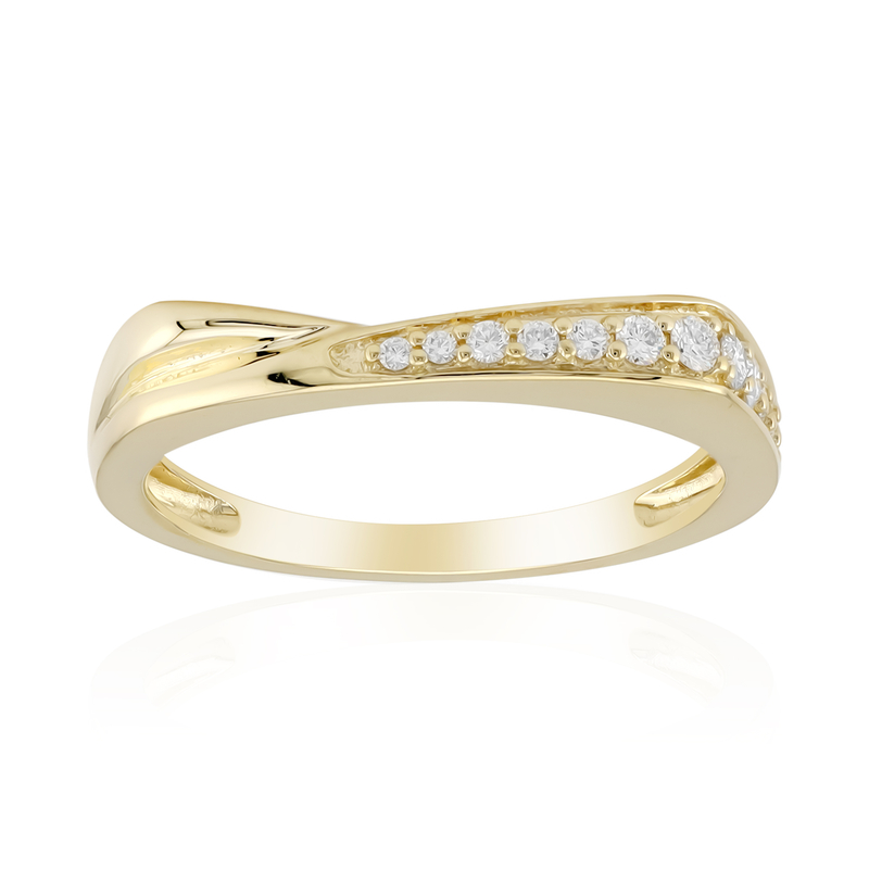 SI2 (H) Brillant-Goldring (de Melo Gold)