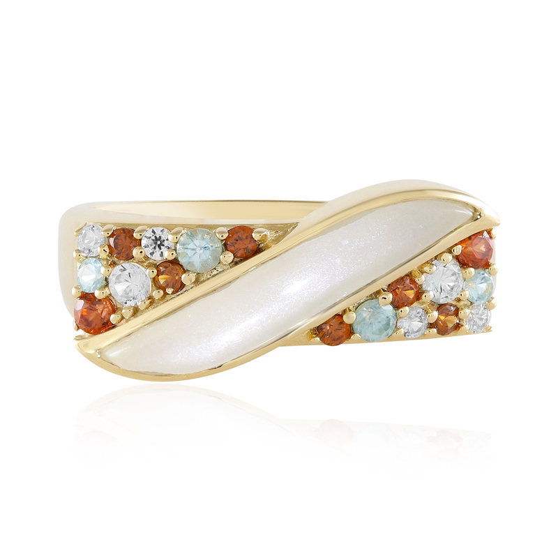 Weißer Mondstein-Silberring (KM by Juwelo)