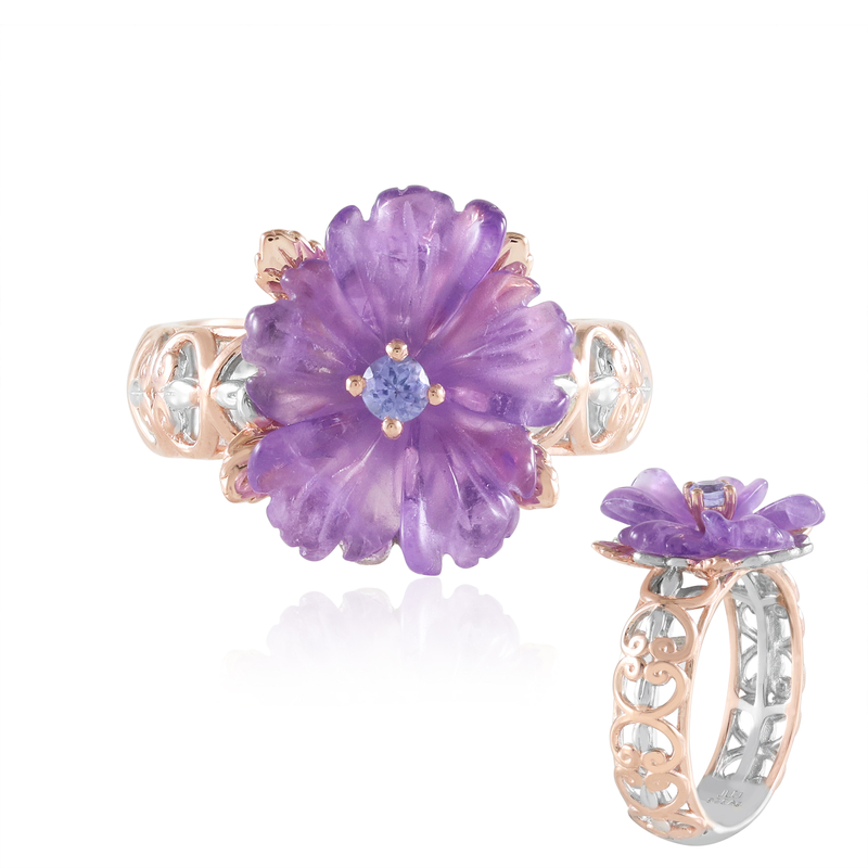 Amethyst-Silberring (Gems en Vogue)