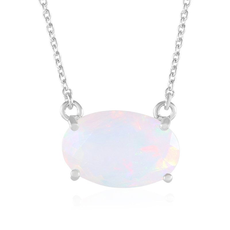 Welo-Opal-Silbercollier (de Melo)