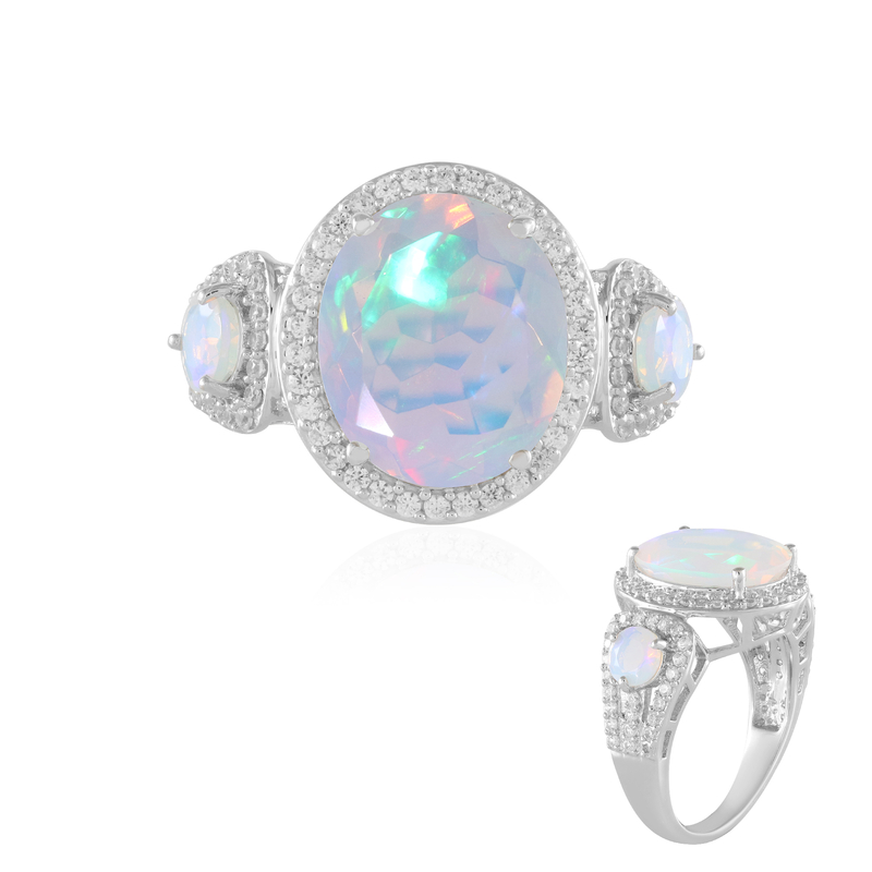 Welo-Opal-Silberring