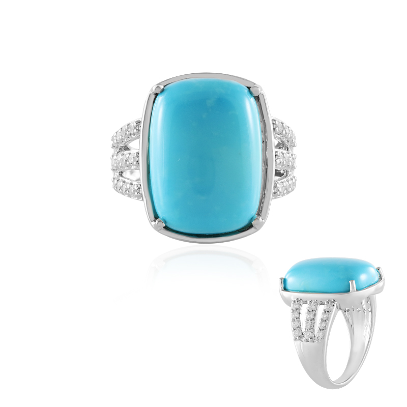 Kingman-Türkis-Silberring (Faszination Türkis)