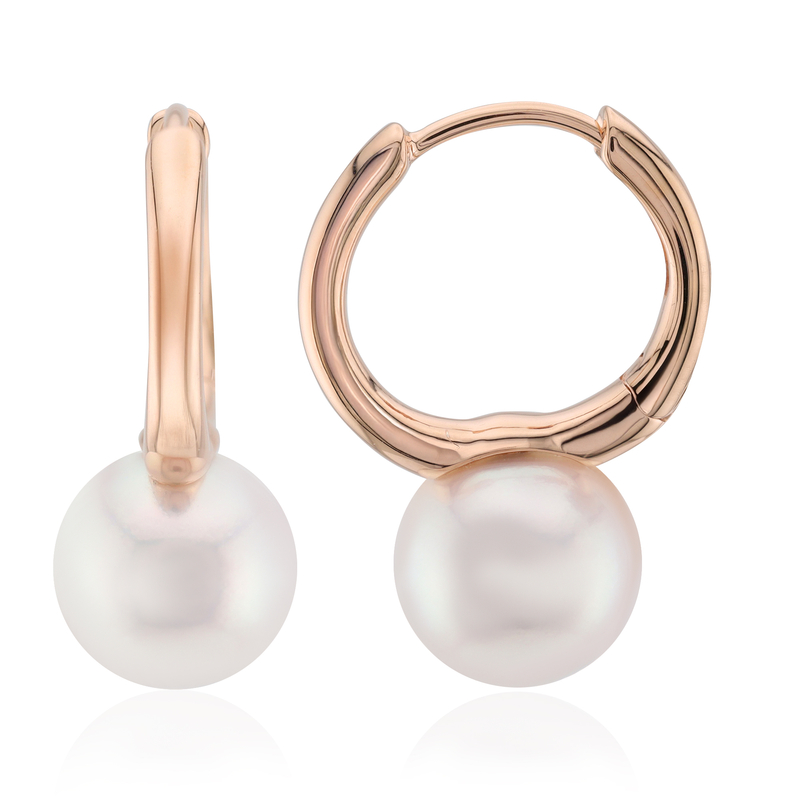 Akoya-Perlen-Goldohrringe (TPC)