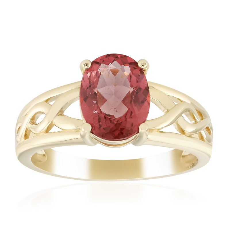 Roter Apatit-Goldring