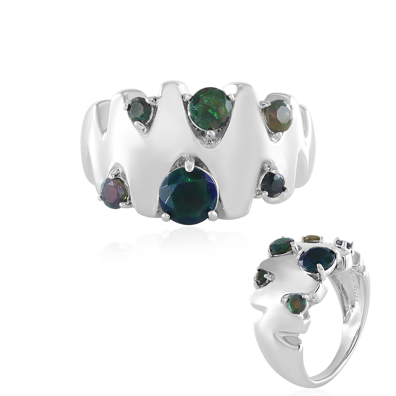 Mezezo-Opal-Silberring (de Melo Essence)