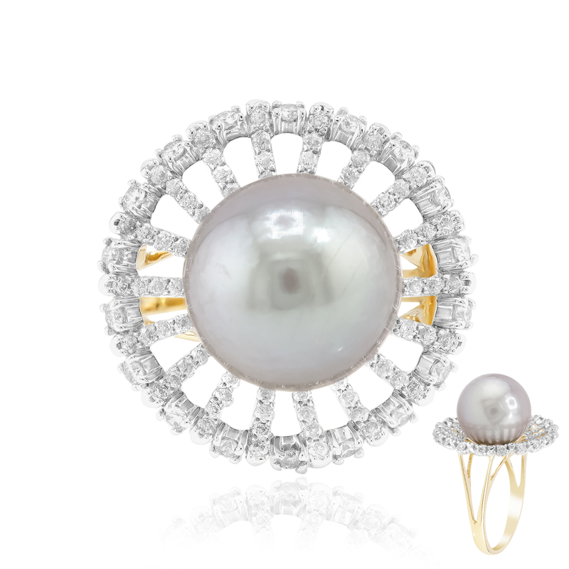 Tahitiperlen-Goldring (TPC) Tahitiperlen-Goldring (TPC)