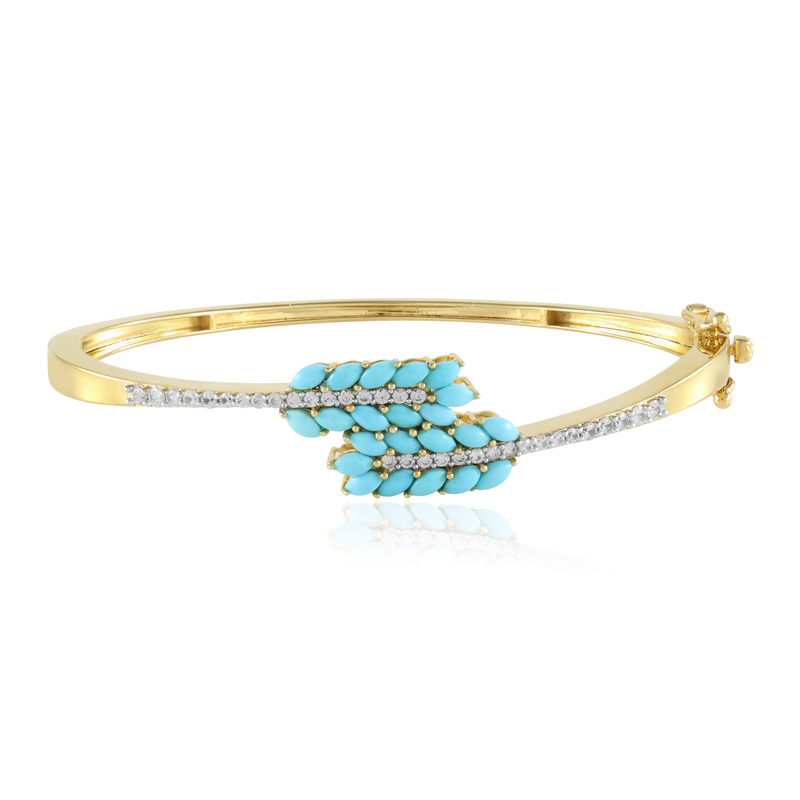 Sleeping Beauty-Türkis-Silberarmreif (Faszination Türkis) Sleeping Beauty-Türkis-Silberarmreif (Faszination Türkis)