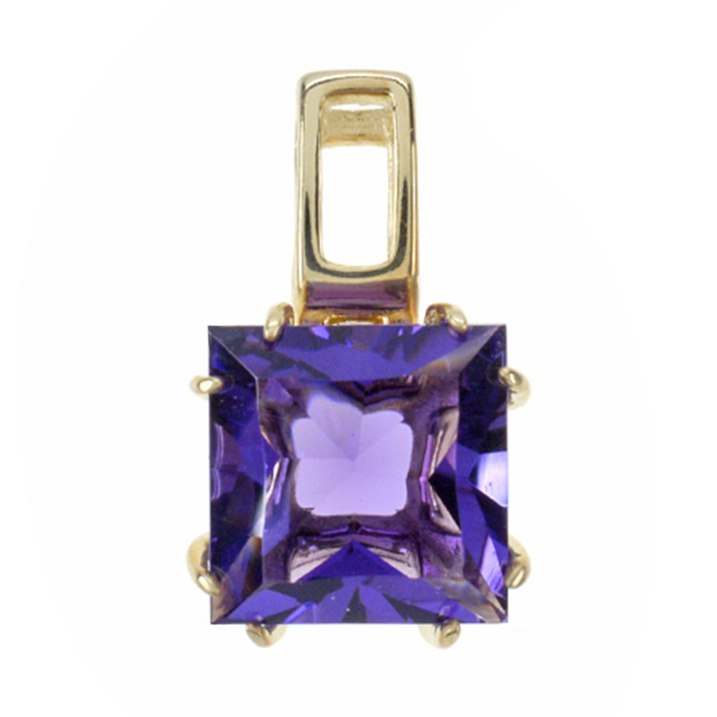Amethyst-Goldanhänger (dagen)