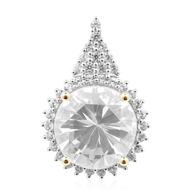 Danburit-Goldanhänger