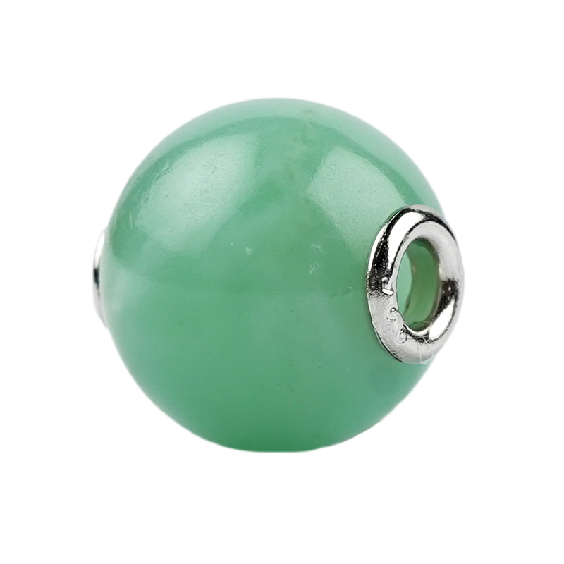 Chrysopras-Silberanhänger (MONOSONO COLLECTION)