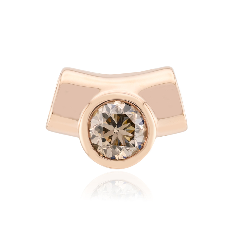 VS1 Argyle-Rose de France-Brillant-Goldanhänger (Annette)