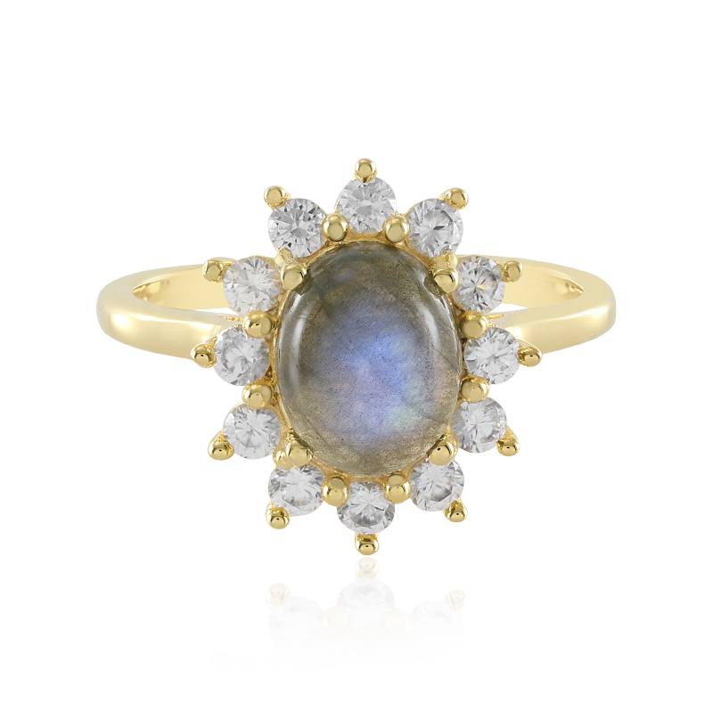 Labradorit-Silberring (Adela Silber)