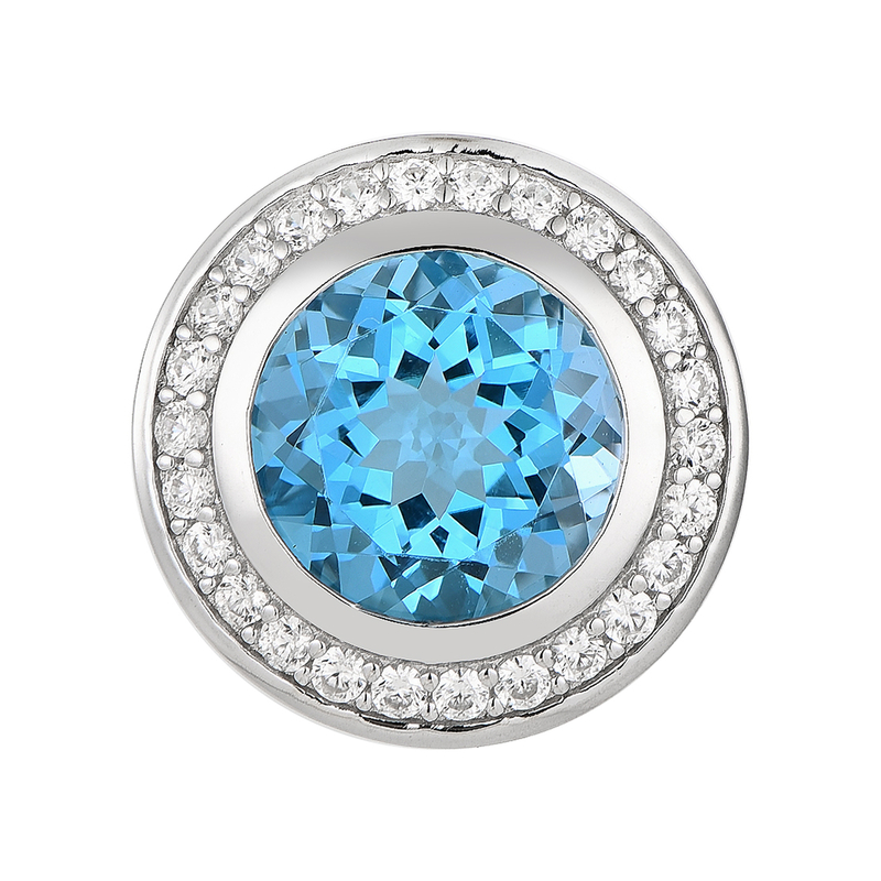 Marambaia-Topas-Silberanhänger Marambaia-Topas-Silberanhänger