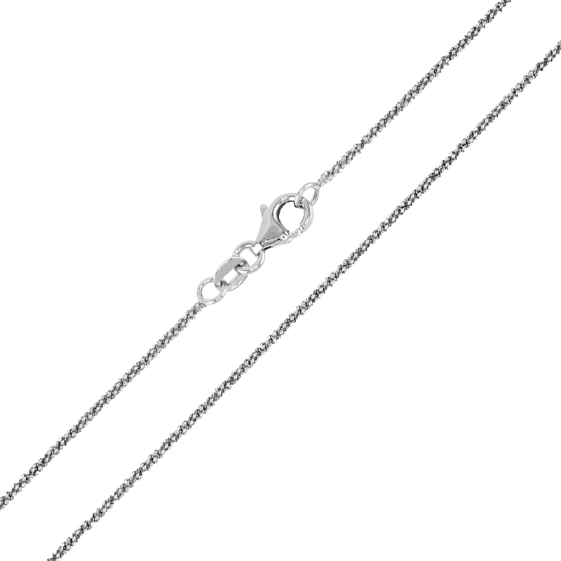 Silber-Criss-Cross-Kette – 2,83 g – 45 cm