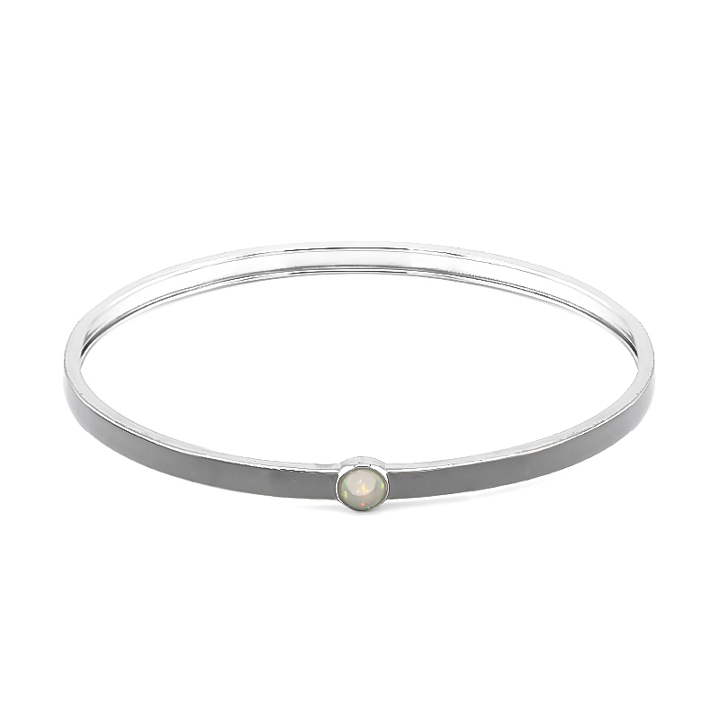 Welo-Opal-Silberarmreif Welo-Opal-Silberarmreif