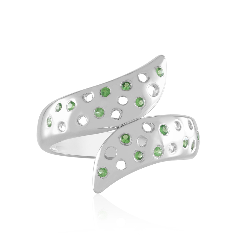 Tansania-Tsavorit-Silberring (de Melo) Tansania-Tsavorit-Silberring (de Melo)