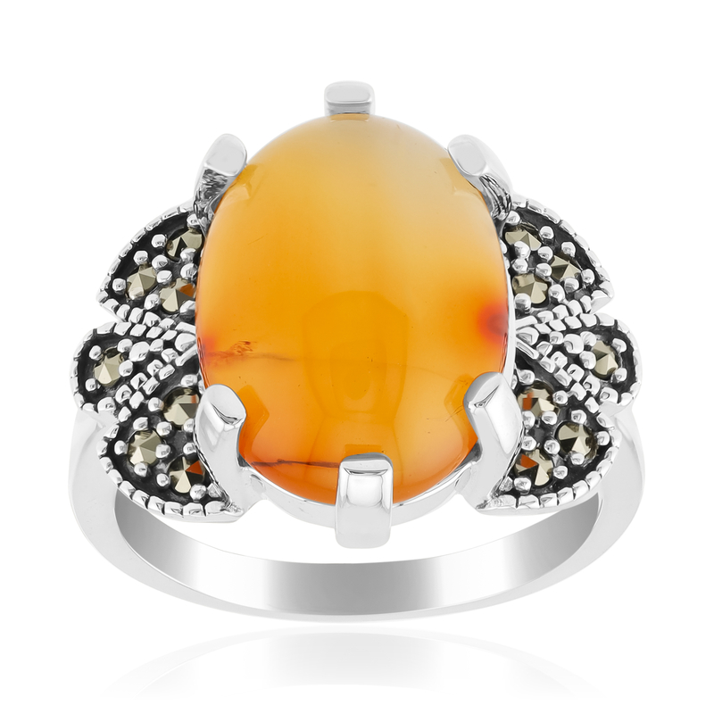 Karneol-Silberring (Annette classic) Karneol-Silberring (Annette classic)