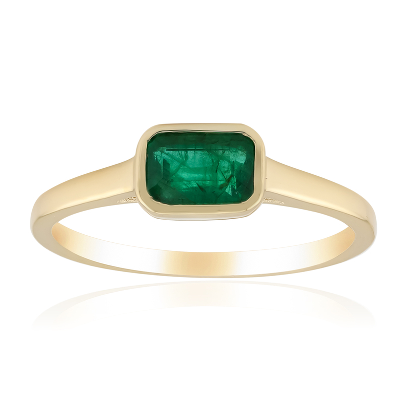 Sambia-Smaragd-Goldring