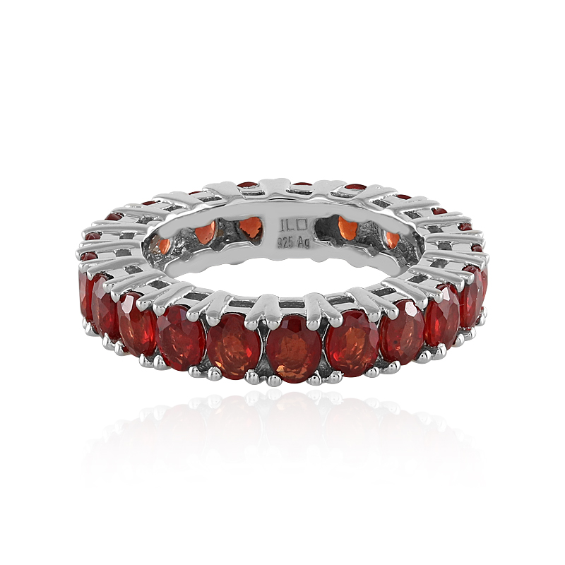 Tansania-Rubin-Silberring Tansania-Rubin-Silberring