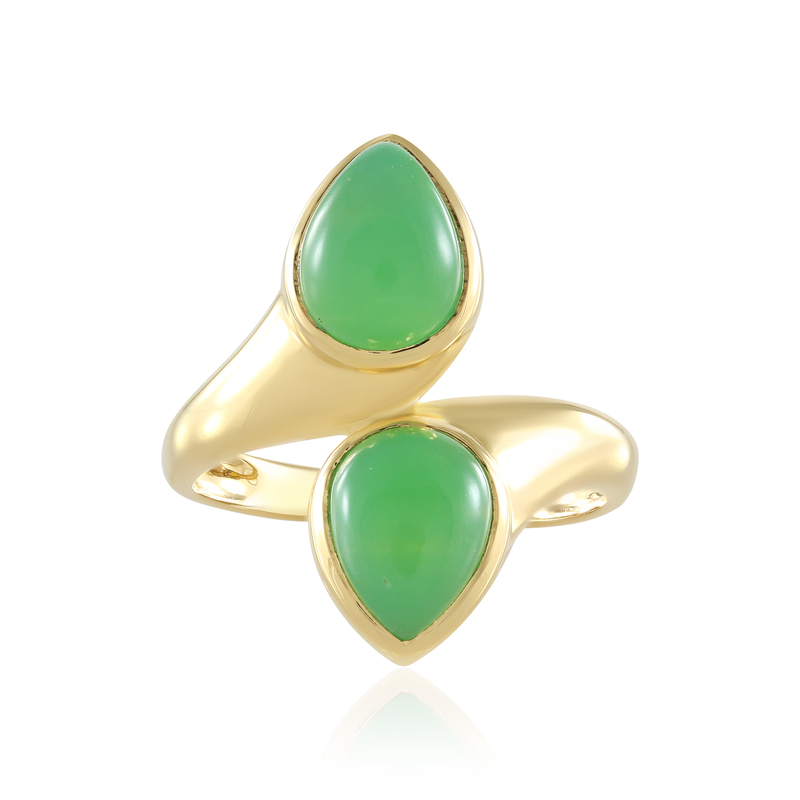 Chrysopras-Silberring (KM by Juwelo)