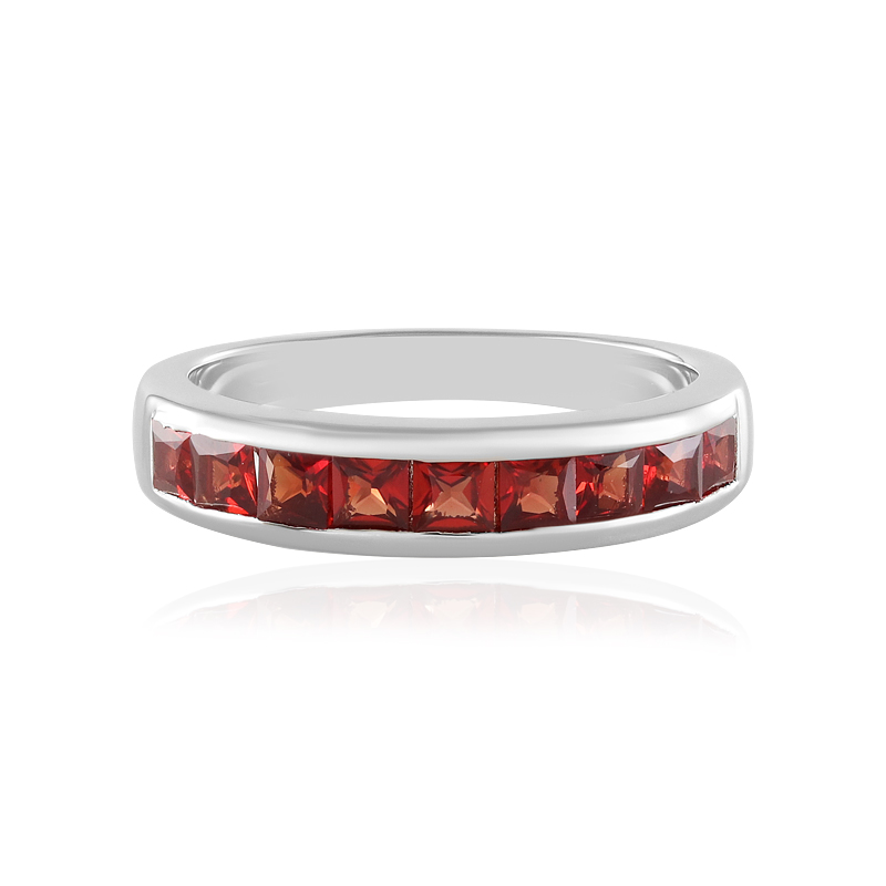 Tansania-Rubin-Silberring Tansania-Rubin-Silberring