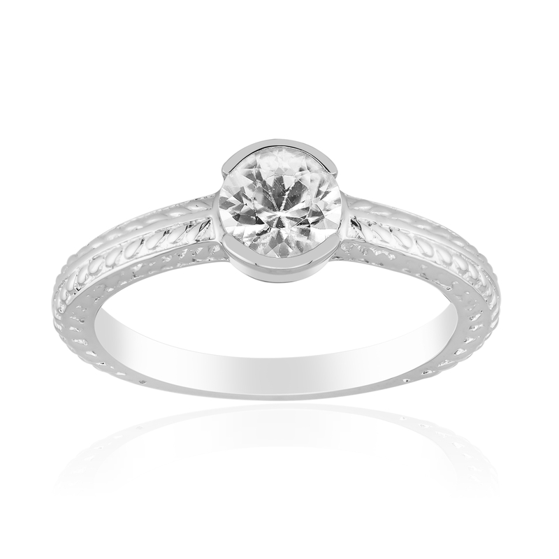 Zirkon-Silberring Zirkon-Silberring