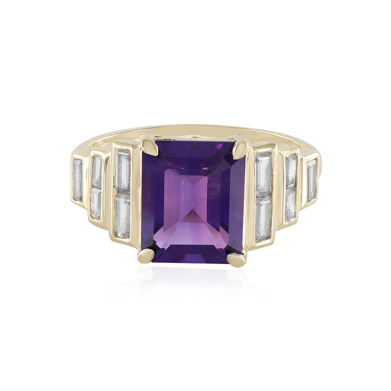 Sibirischer Amethyst-Goldring (Adela Gold) Sibirischer Amethyst-Goldring (Adela Gold)