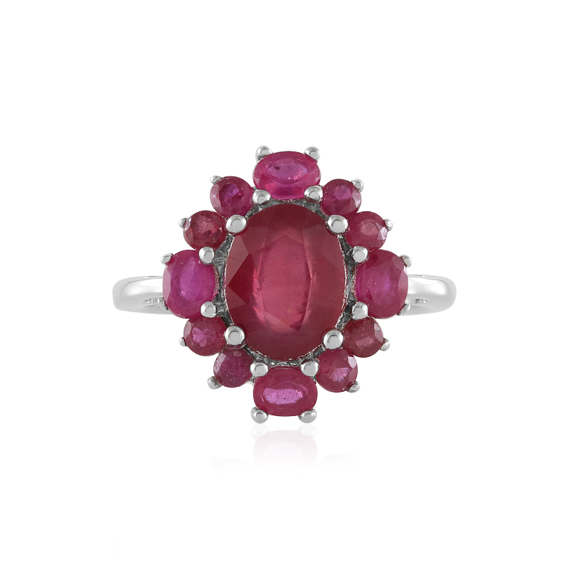 Madagaskar-Rubin-Silberring Madagaskar-Rubin-Silberring