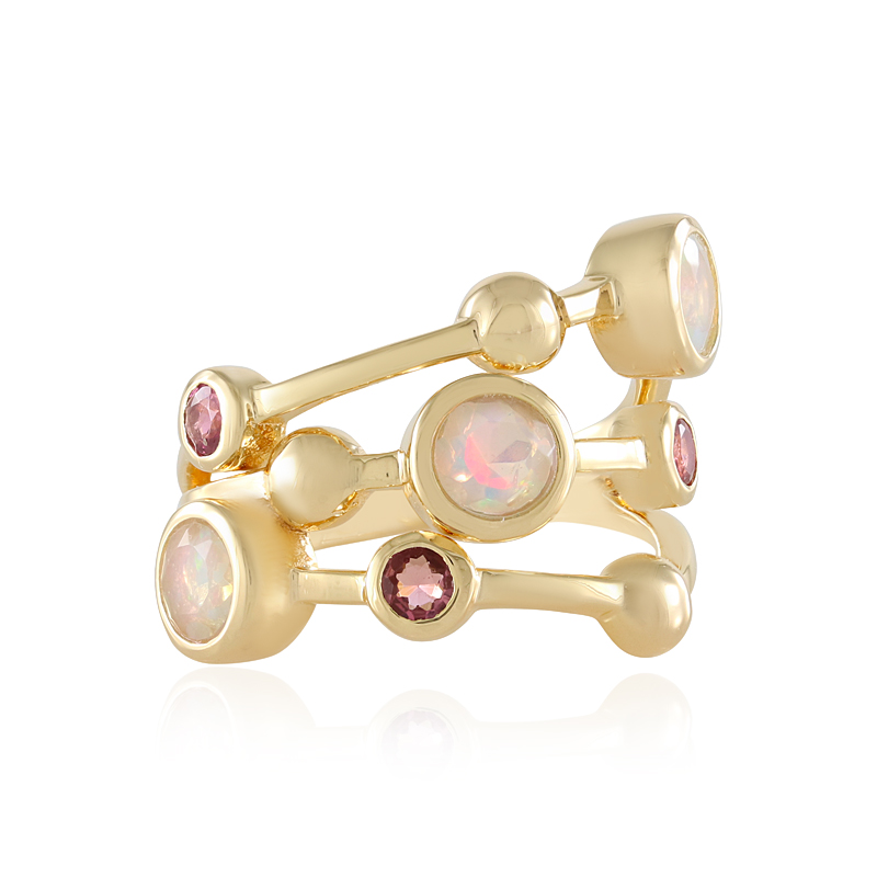 Welo-Opal-Silberring (MONOSONO COLLECTION)