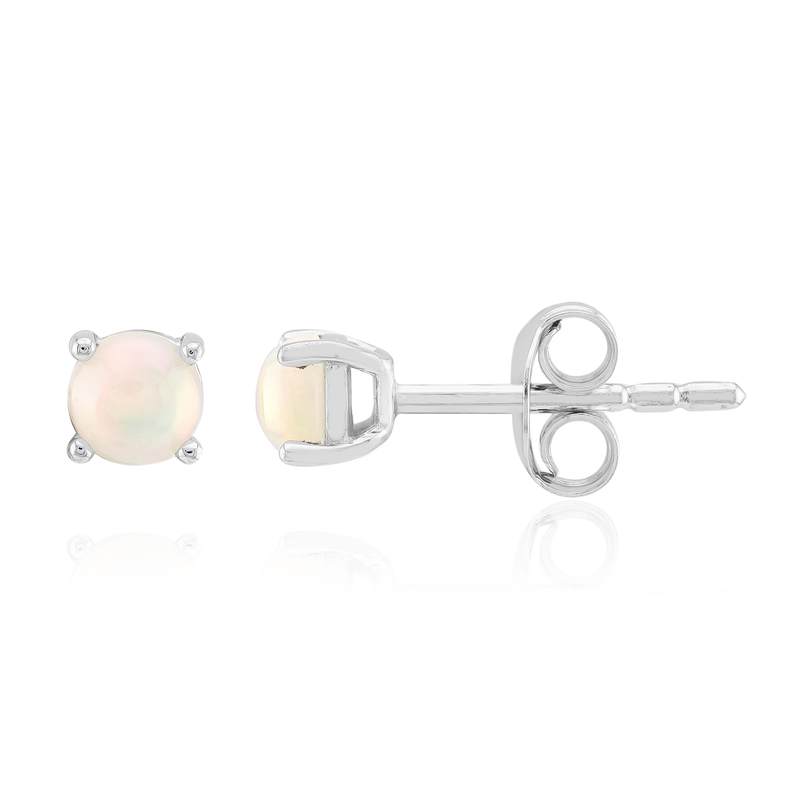 Welo-Opal-Silberohrringe