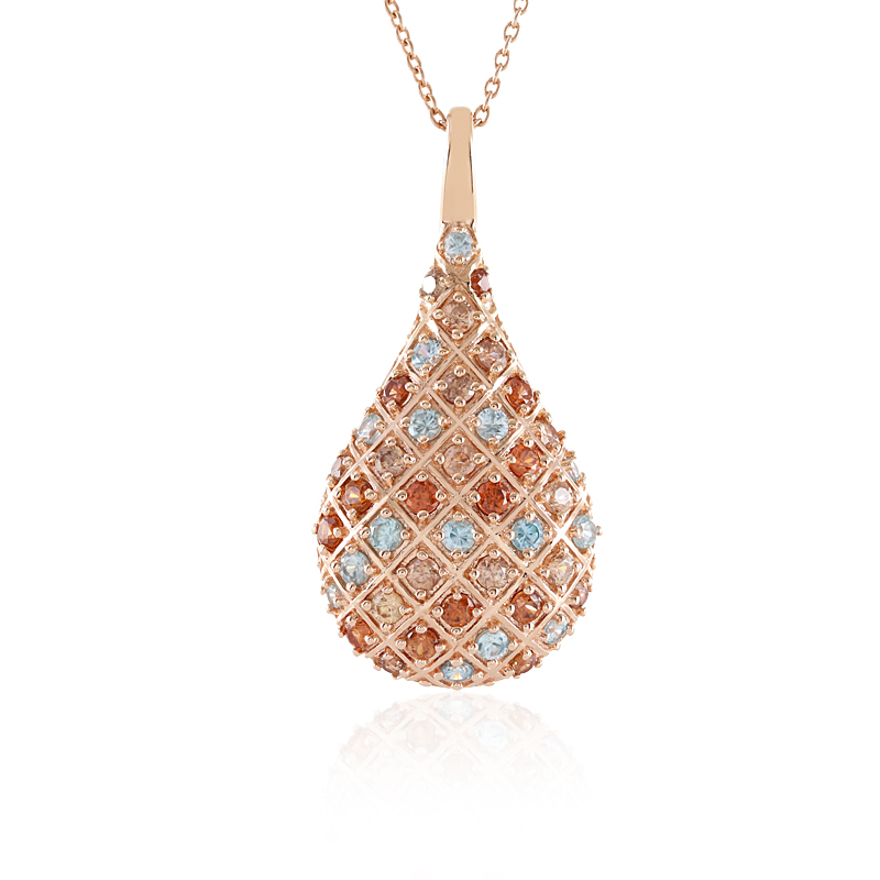 Zirkon-Silberhalskette (KM by Juwelo) Zirkon-Silberhalskette (KM by Juwelo)