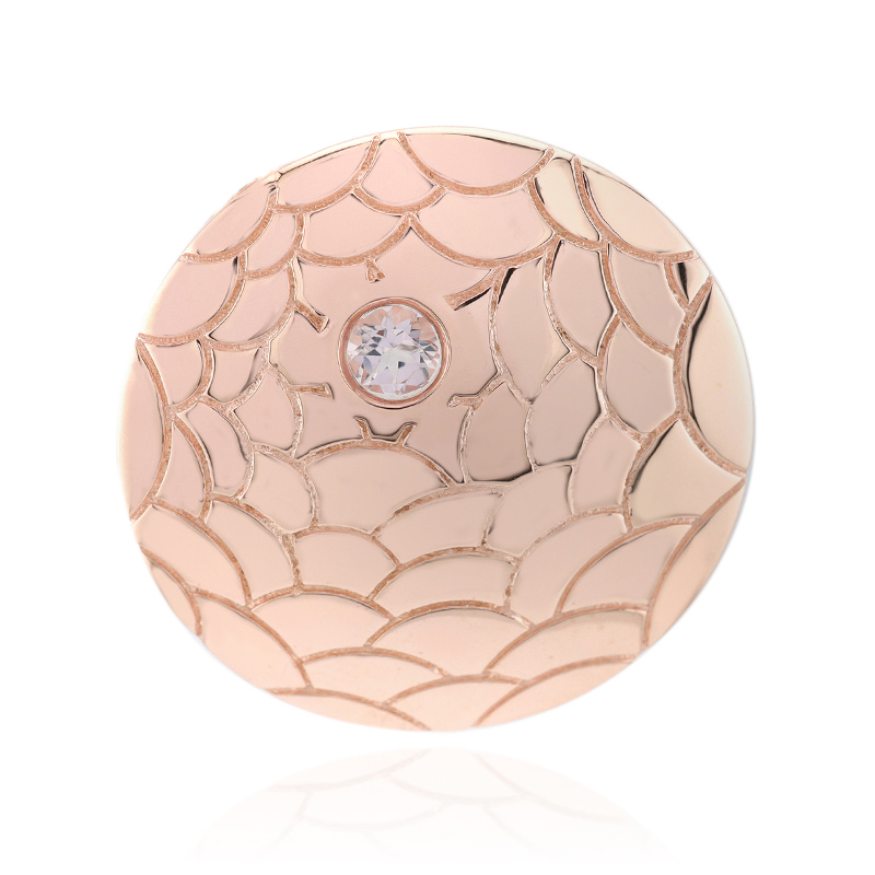 Madagaskar-Morganit-Silberanhänger (MONOSONO COLLECTION) Madagaskar-Morganit-Silberanhänger (MONOSONO COLLECTION)