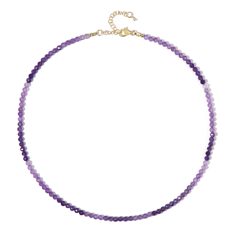 Uruguay-Amethyst-Silberhalskette
